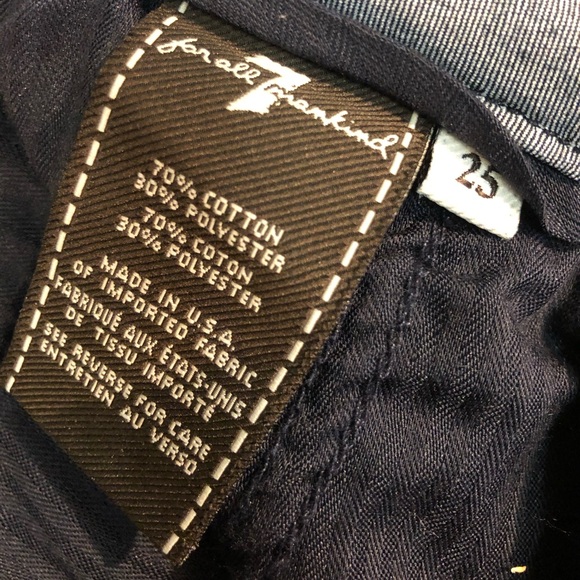 7 For All Mankind- Cropped Skinny Jeans - Picture 9 of 9